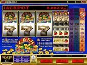 Cash Splash 3 Reel Progressive Slot